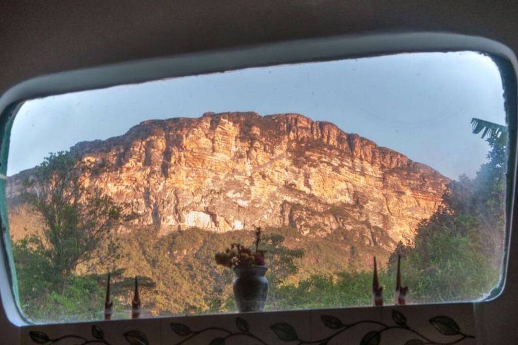 Vista da janela da cozinha