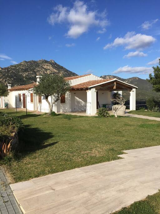 visione d'insieme della villa