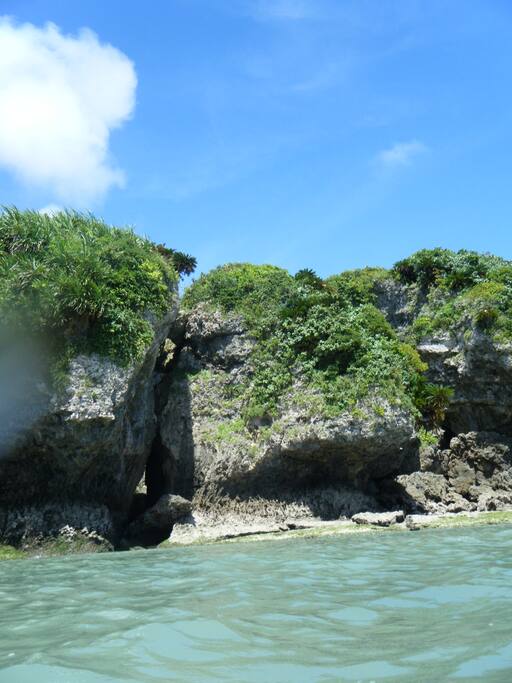 無人島の写真です、とっても神秘的なところです