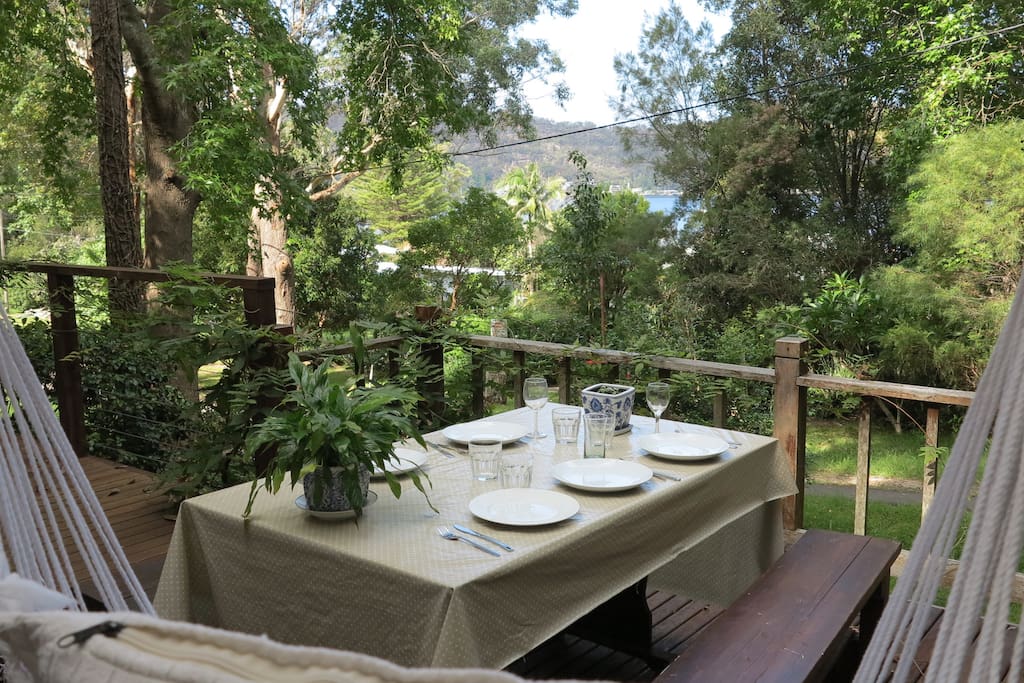 Lunch on the deck