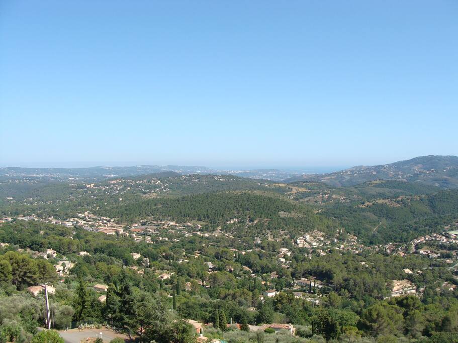 vue dégagée sur la mer