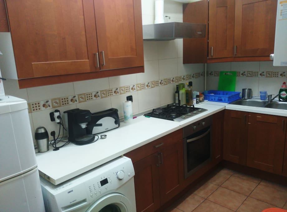 Spacious kitchen with all amenities