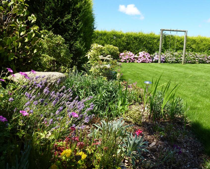 The beautiful cottage garden