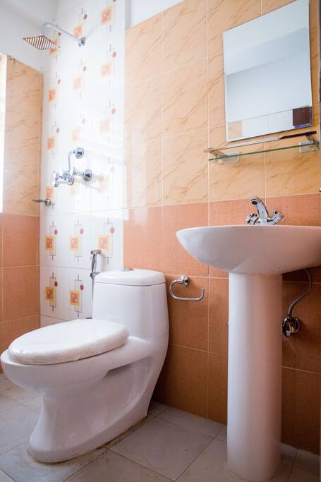 Take a hot shower in the morning to jumpstart your day! We have passive solar water heaters that provide hot water 24/7.