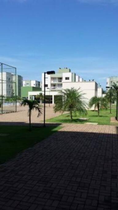 Interior do condomínio