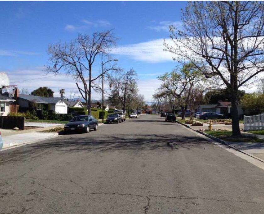 This is a snapshot of our street