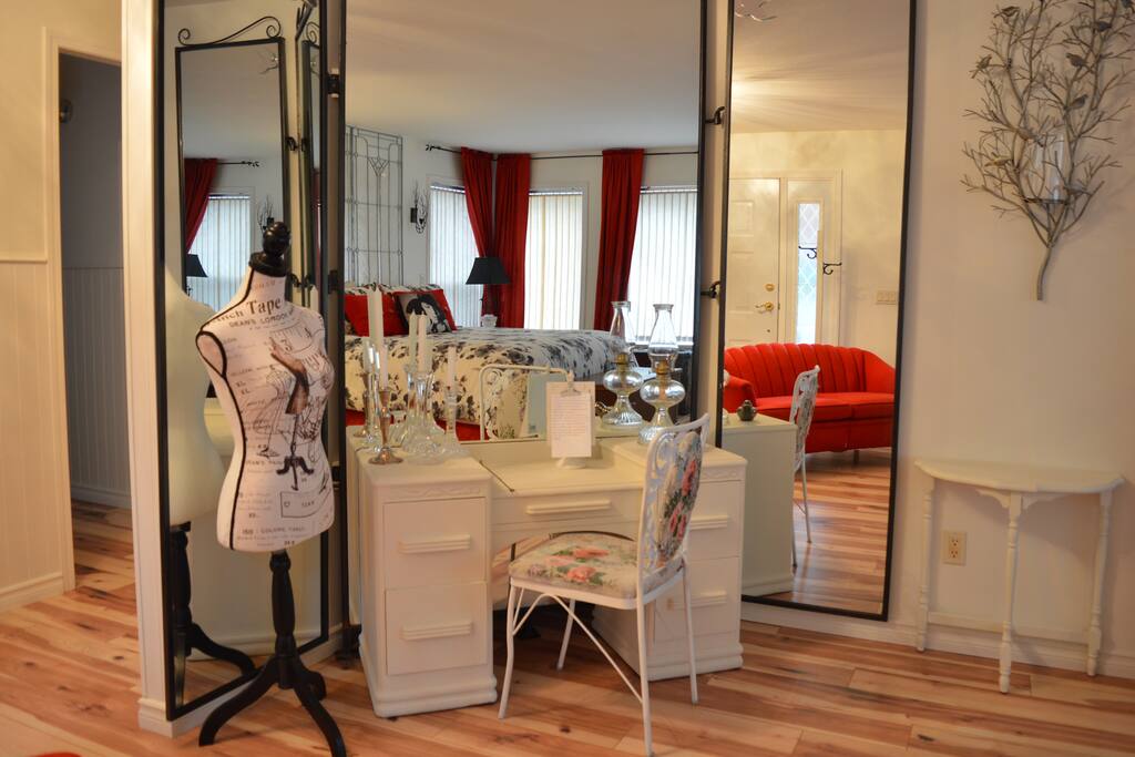 Vanity in Master Bedroom.
