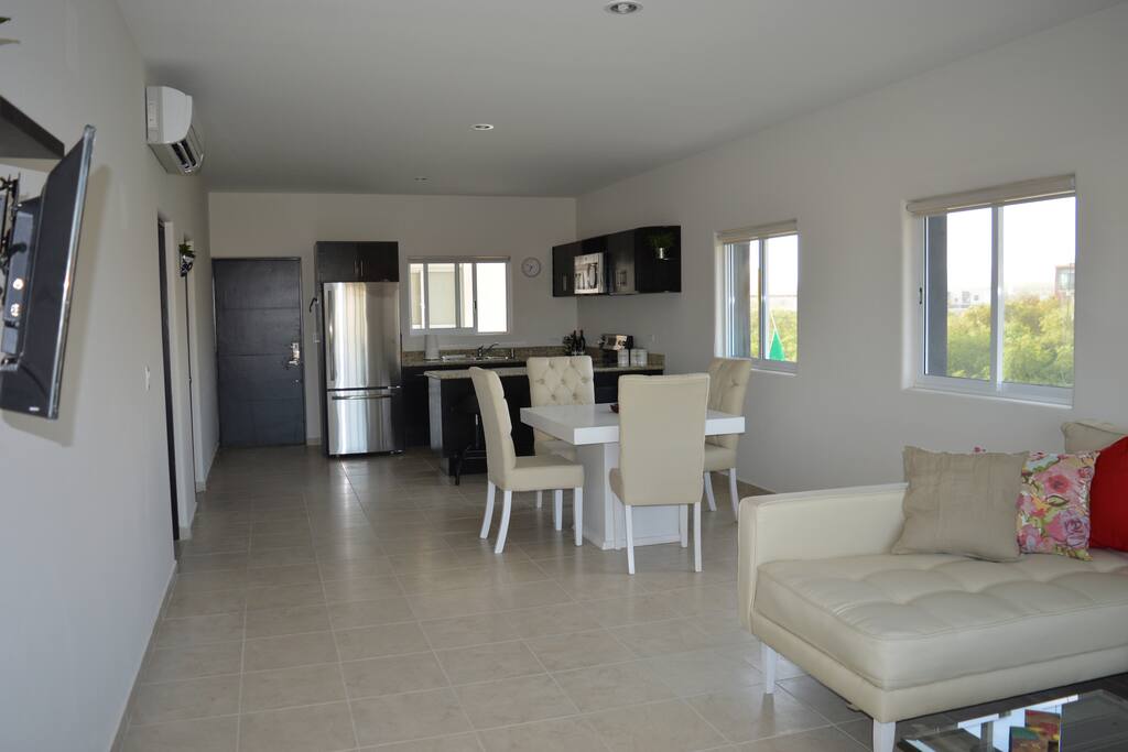Living Room and Dining Room