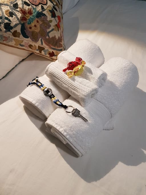 Luxurious towels...