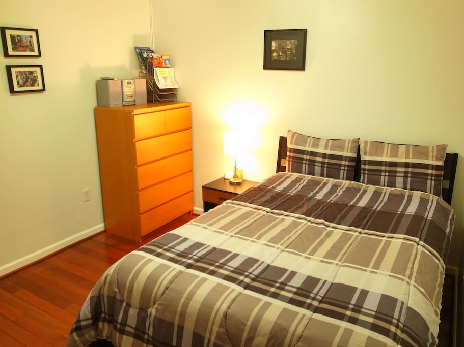 Guest Bedroom with Night Stand