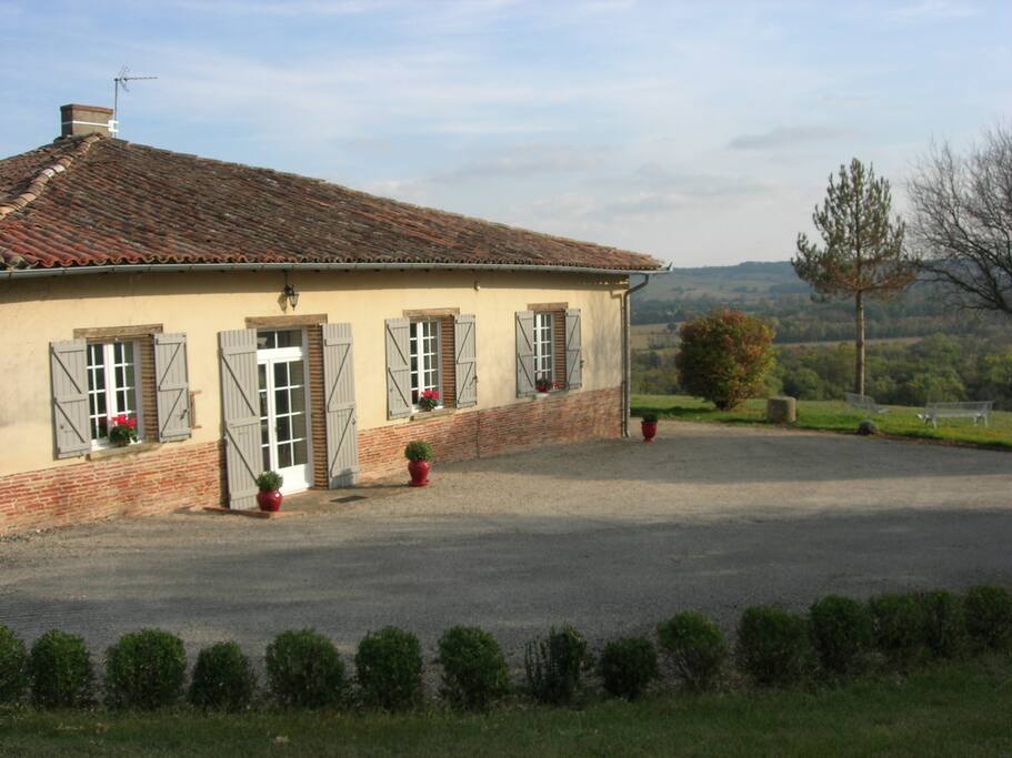 Façade ouest au couchant