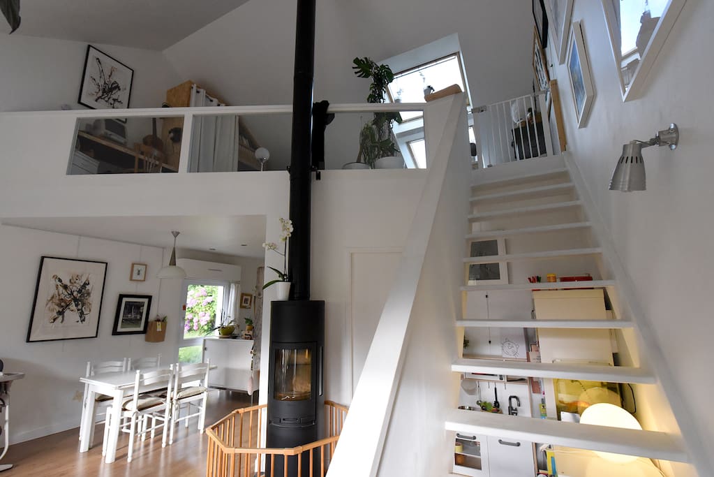 Piece de vie et mezzanine