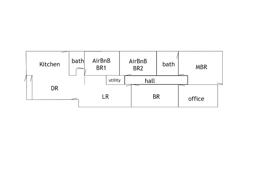 Floor plan sketch