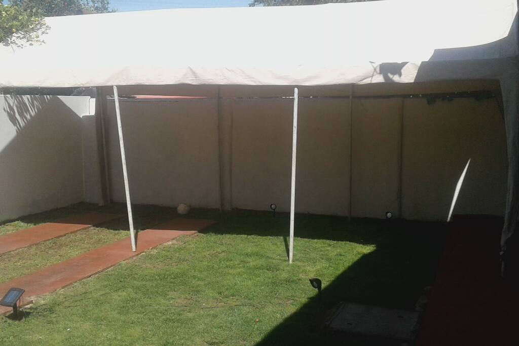 gran toldo de 6X3 mts para un descanso