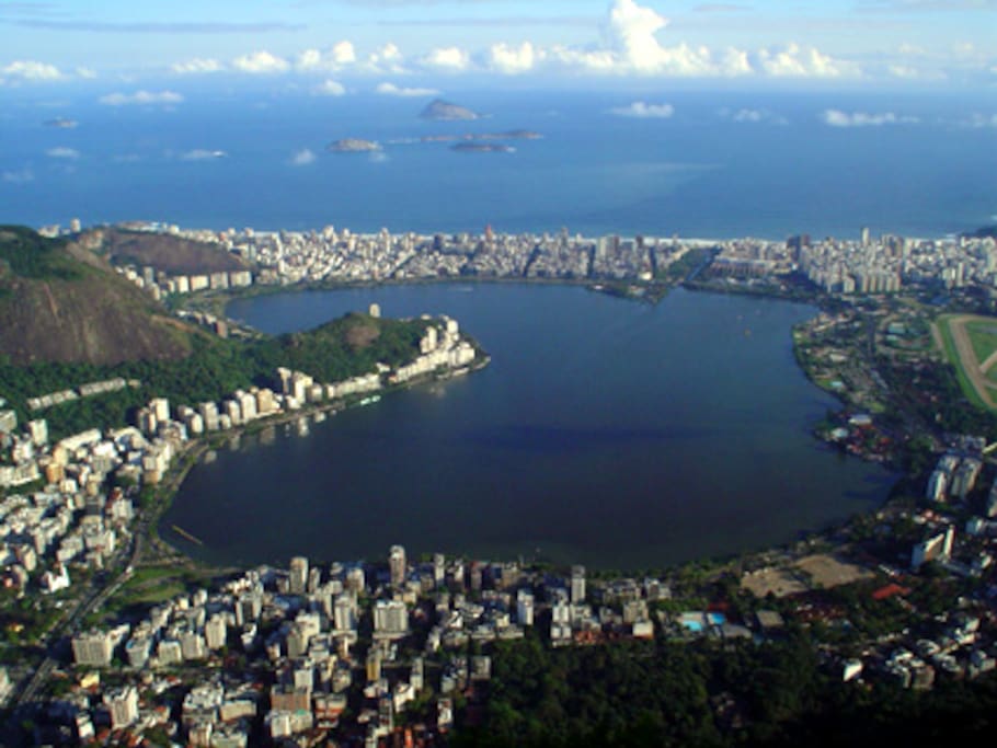 Lagoa Rodrigo de Freitas (vista aérea)