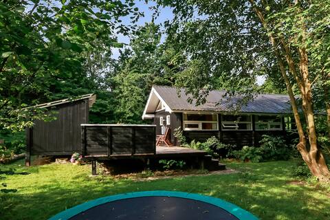 Cozy Norwegian wooden cottage in fantastic nature