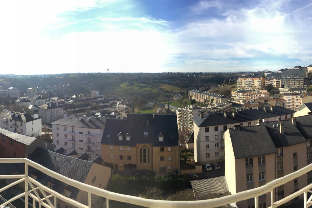 Vu 360 degrés sur rodez