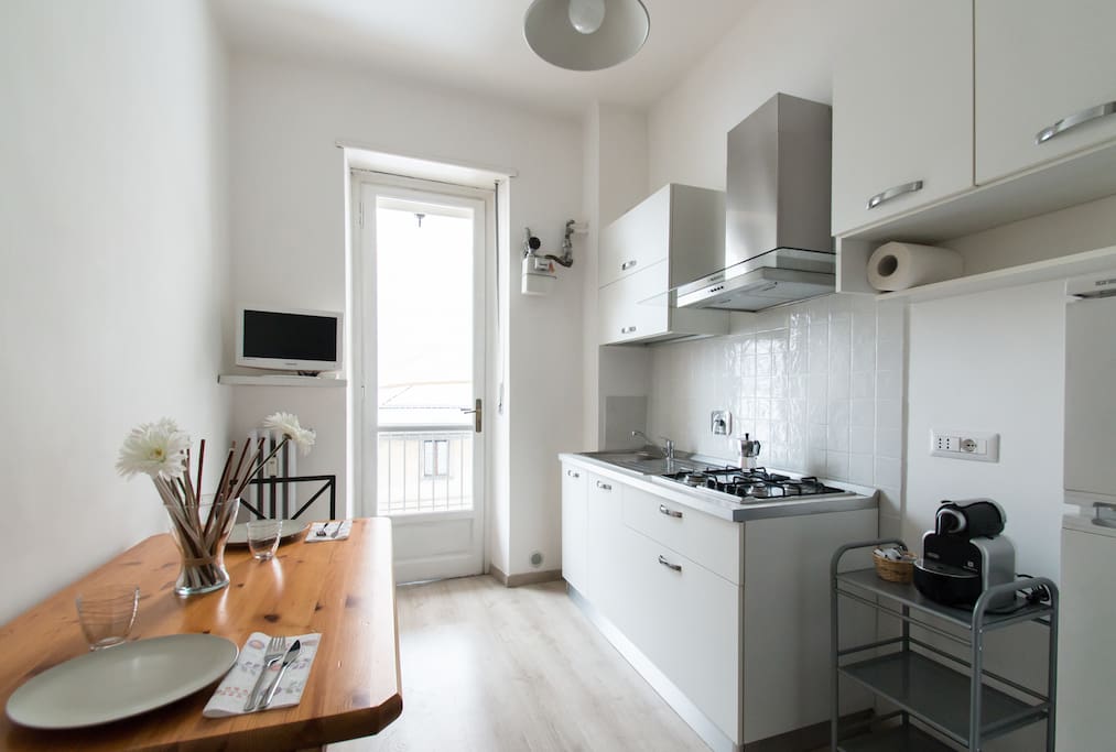 The equipped kitchen