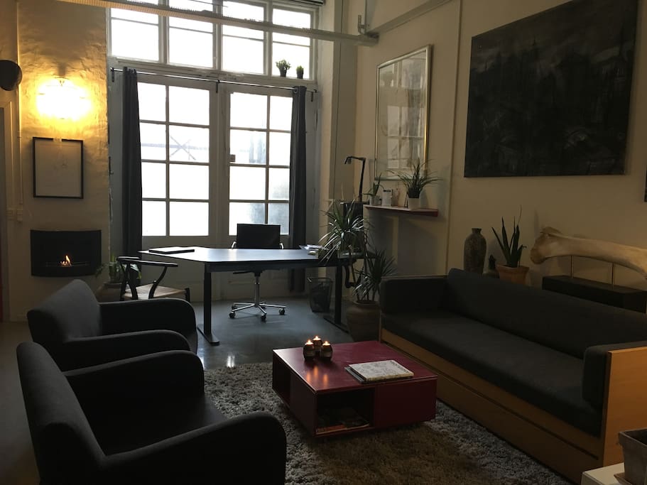 The living room