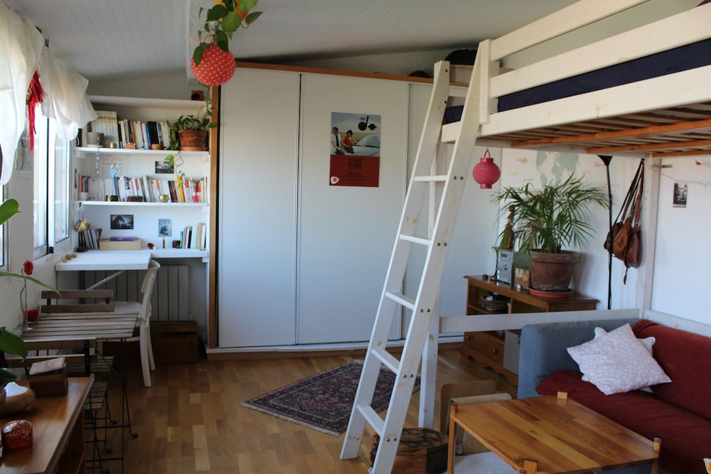 Bureau et salon