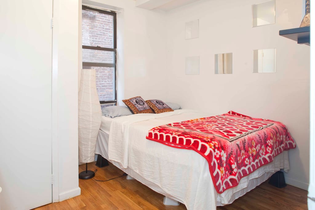 Bedroom in summer