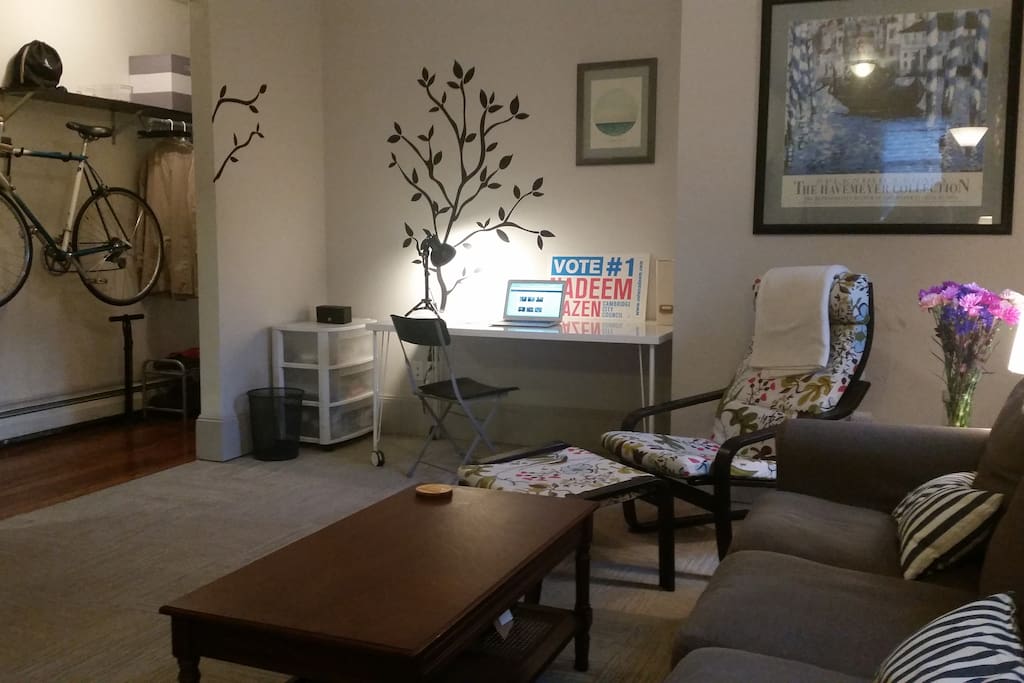 Living Room, looking at front hallway