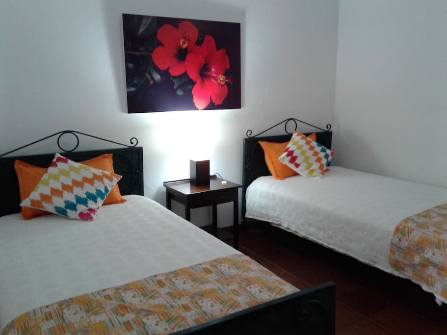 Habitación puede ser cama doble o dos senncillas