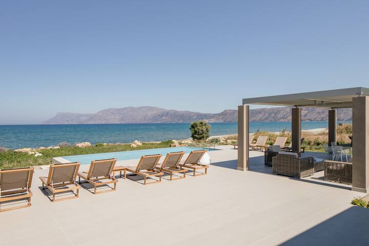 Stunning 6 bedroom beachfront Villa Votsalo