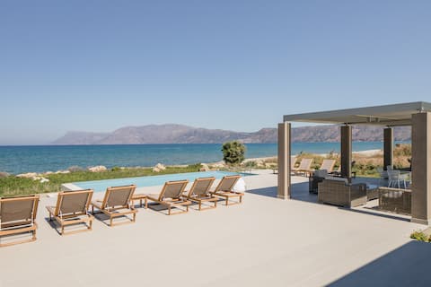 Stunning 6 bedroom beachfront Villa Votsalo