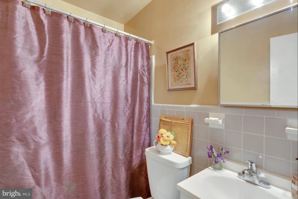 The bathroom.