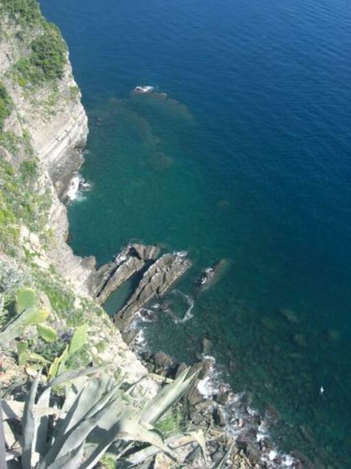 Terrace perched on the cliff
