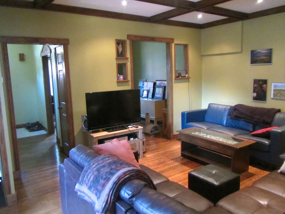 living room with netflix