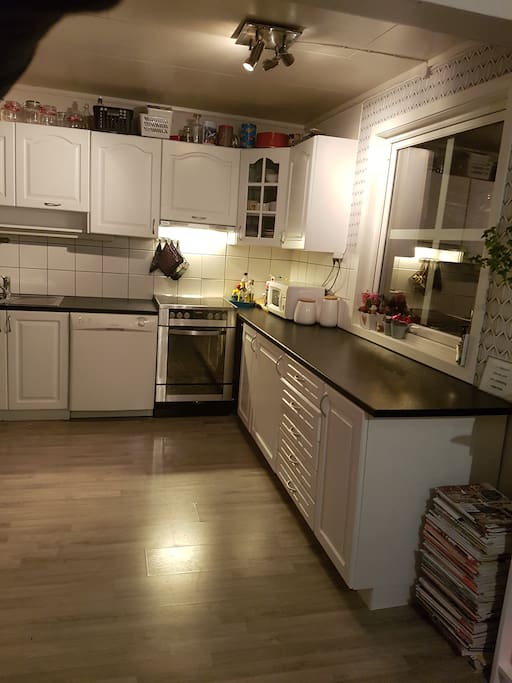 you can use the kitchen