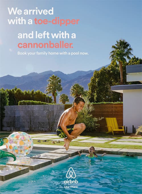 2017 featured home in Airbnb's print and digital campaign