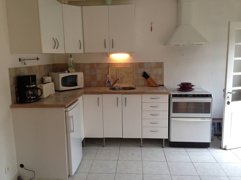 Le studio la partie cuisine