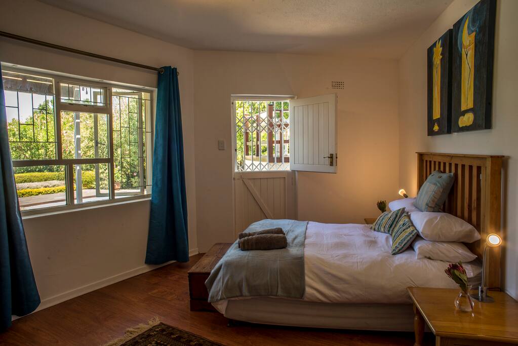 Lovely bedroom with comfy double bed.