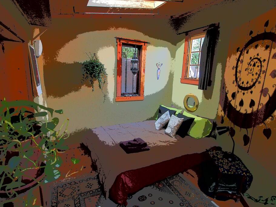 Hobbit house bed area