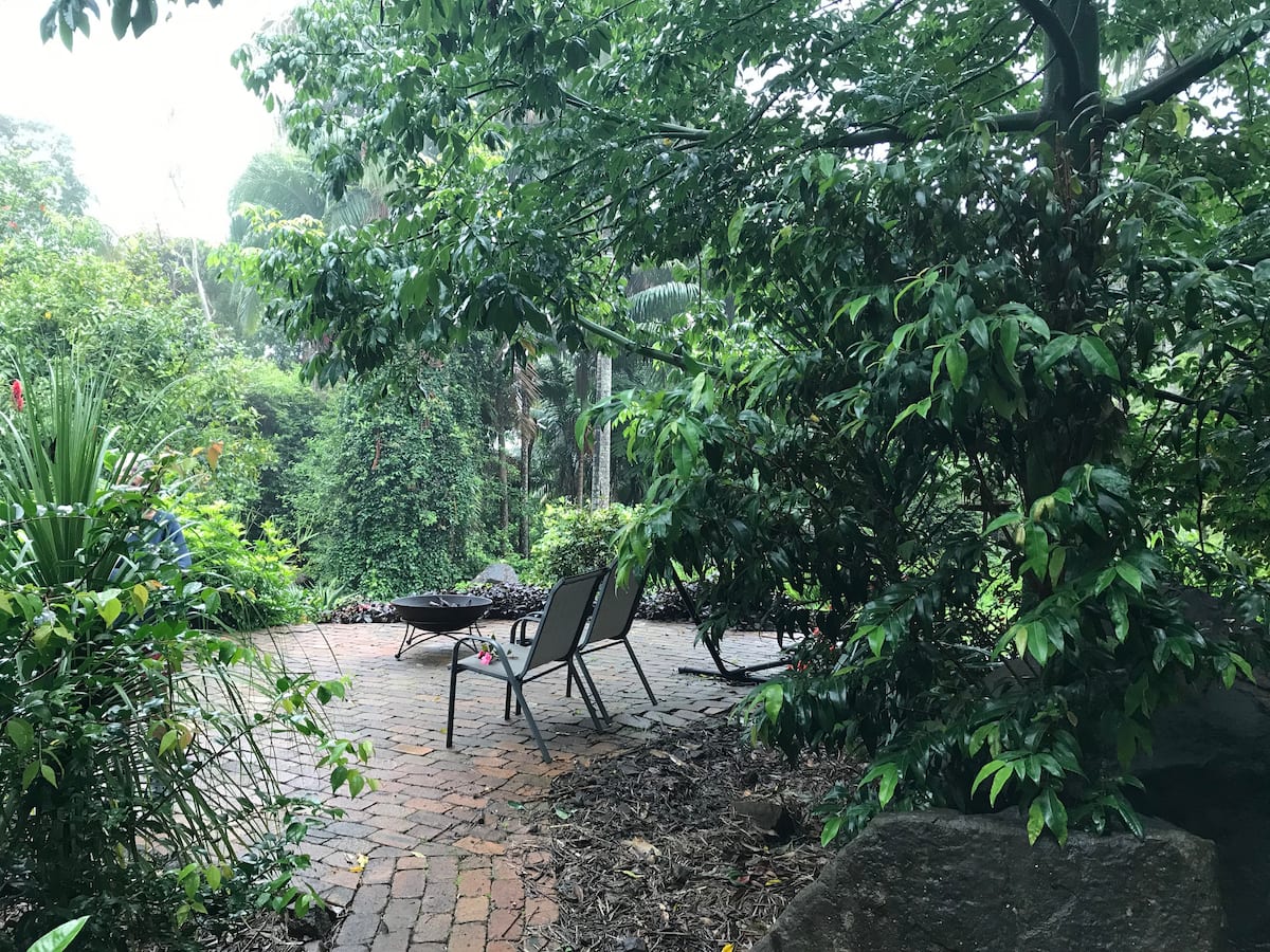 The Rainforest Retreat — photo via the host's Airbnb listing