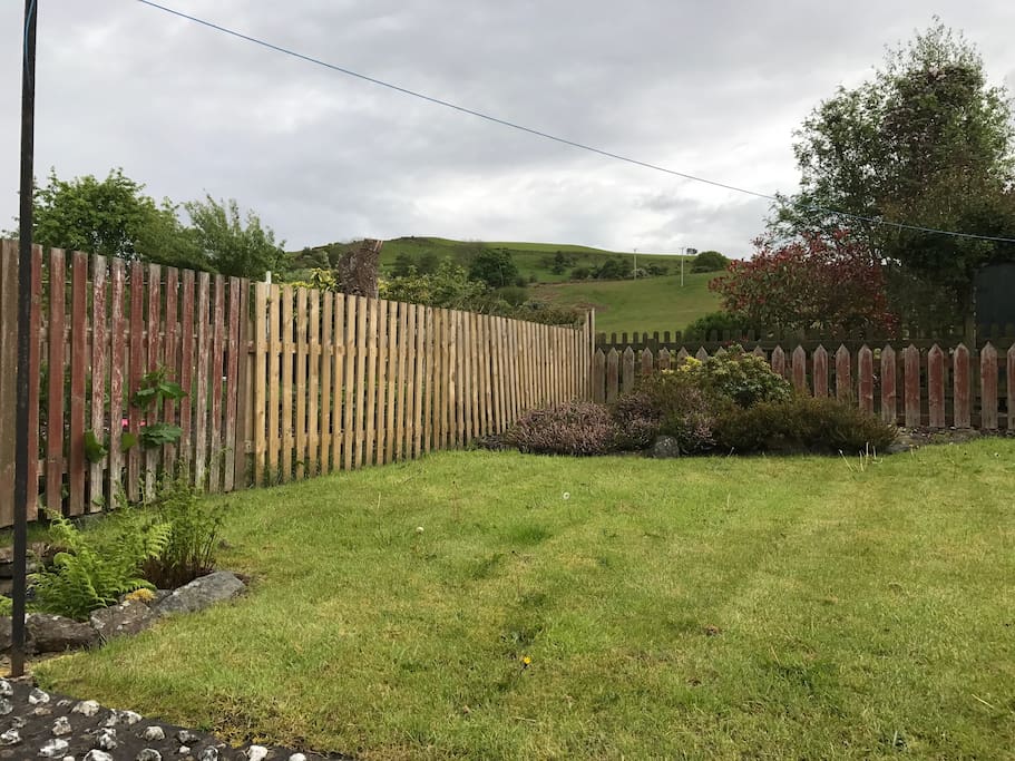 View from the garden