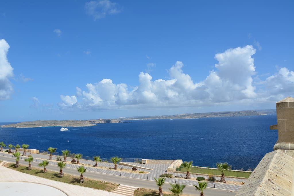 Sea View from Fort Chambray