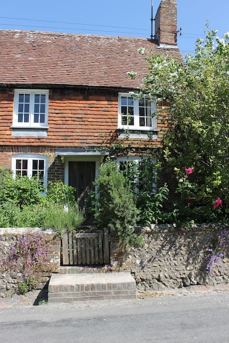 Front of cottage