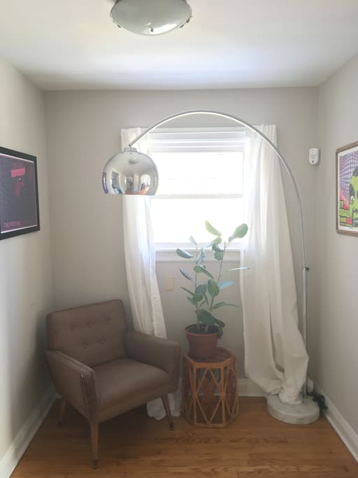 Sitting area off the living room