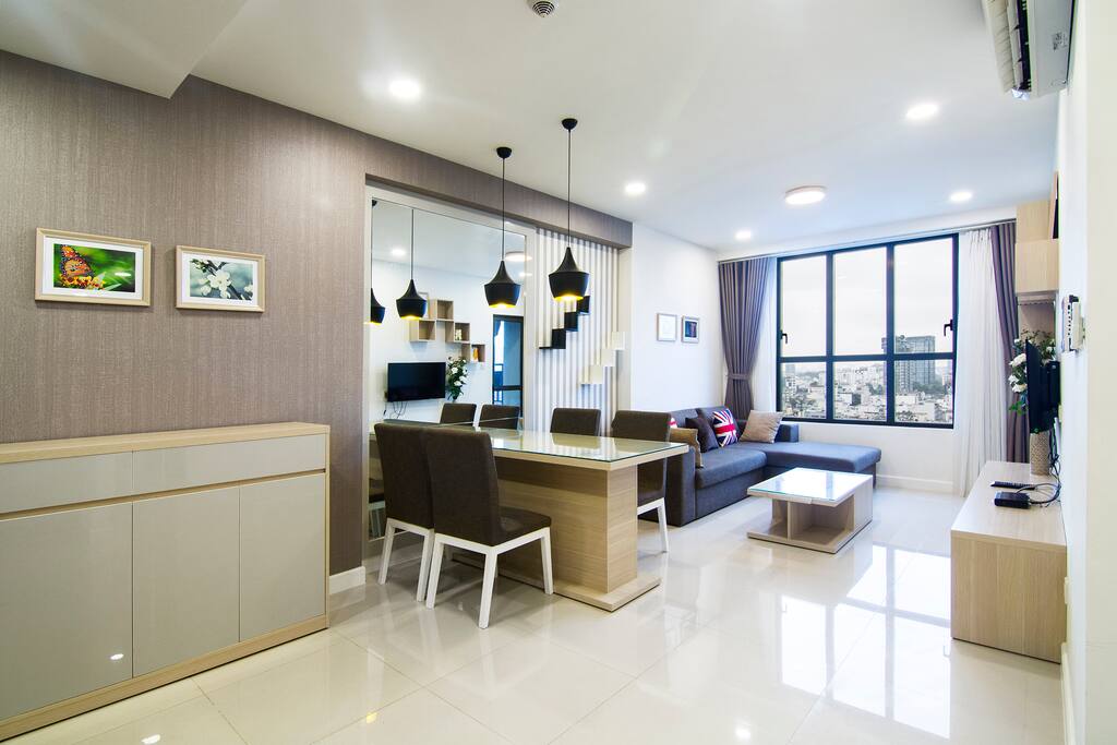 Your living room and Dining Table