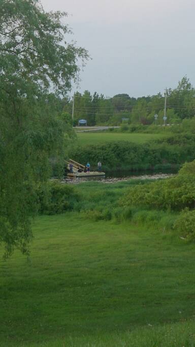 Floating dock on Annapolis river