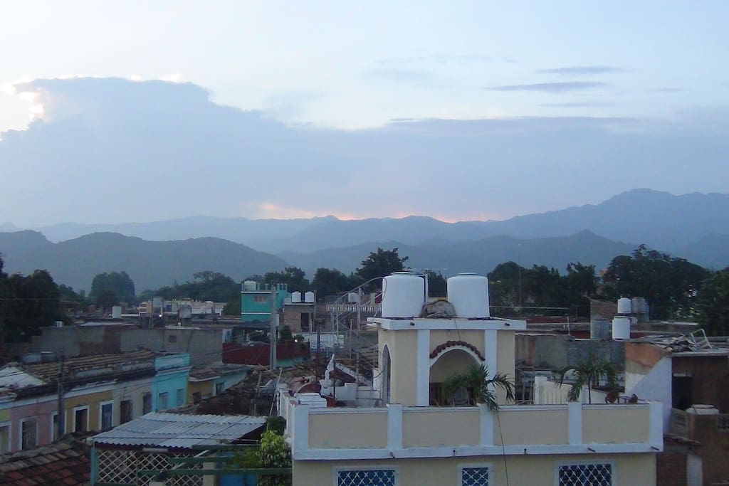 Beautiful Trinidad, Cuba view from our terrace