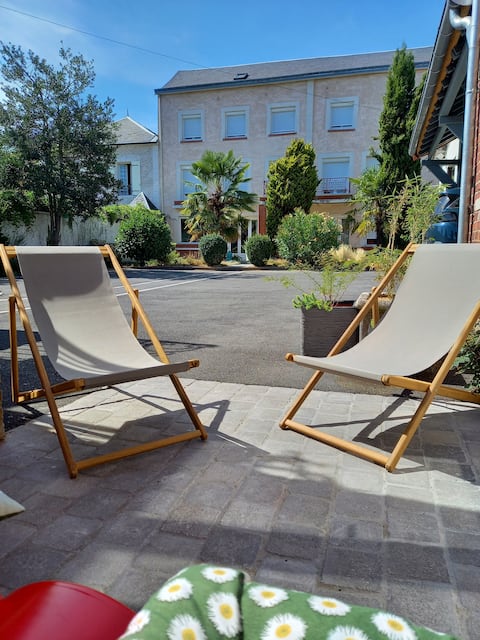 Family cocoon with fitness area and spa!