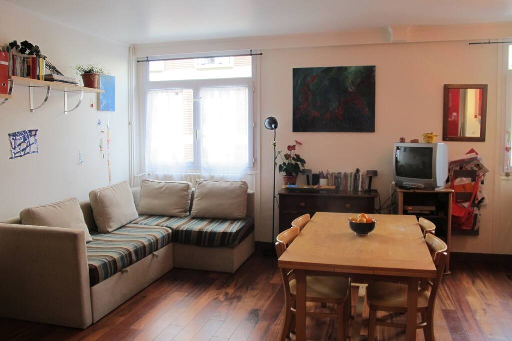 Salle de vie + cuisine