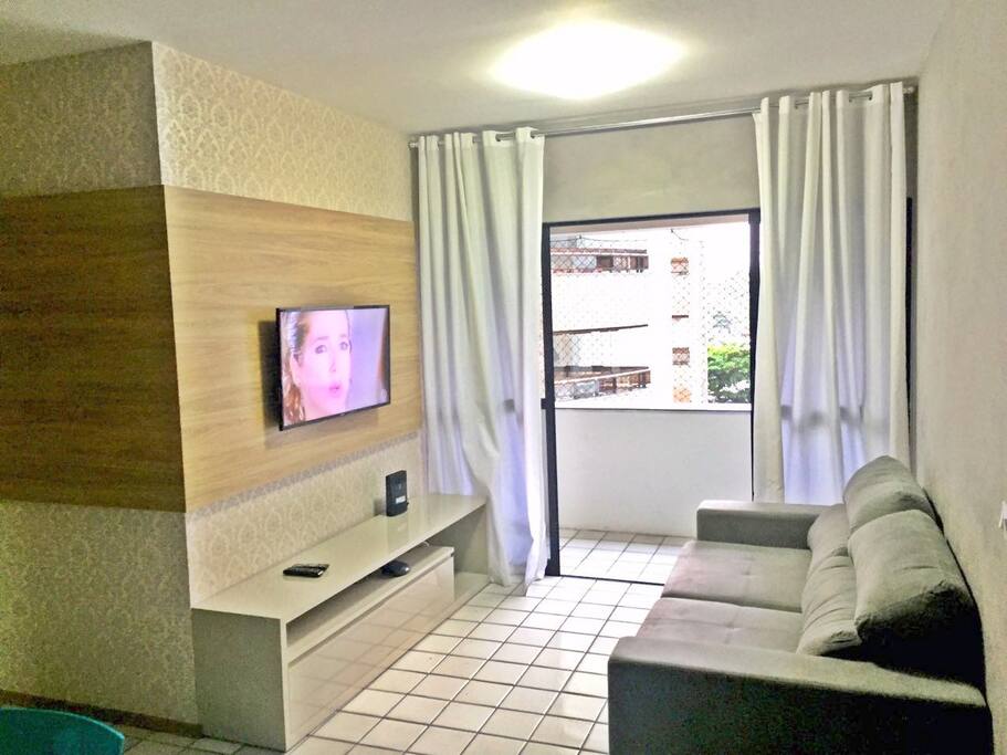 Sala de estar - TV -Sófa cama- WI-FI , TV A CABO