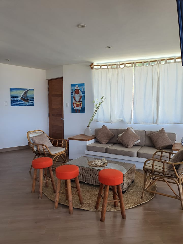 Villa Náutica Casa 6 - Frente Al Mar Con Piscina - Máncora