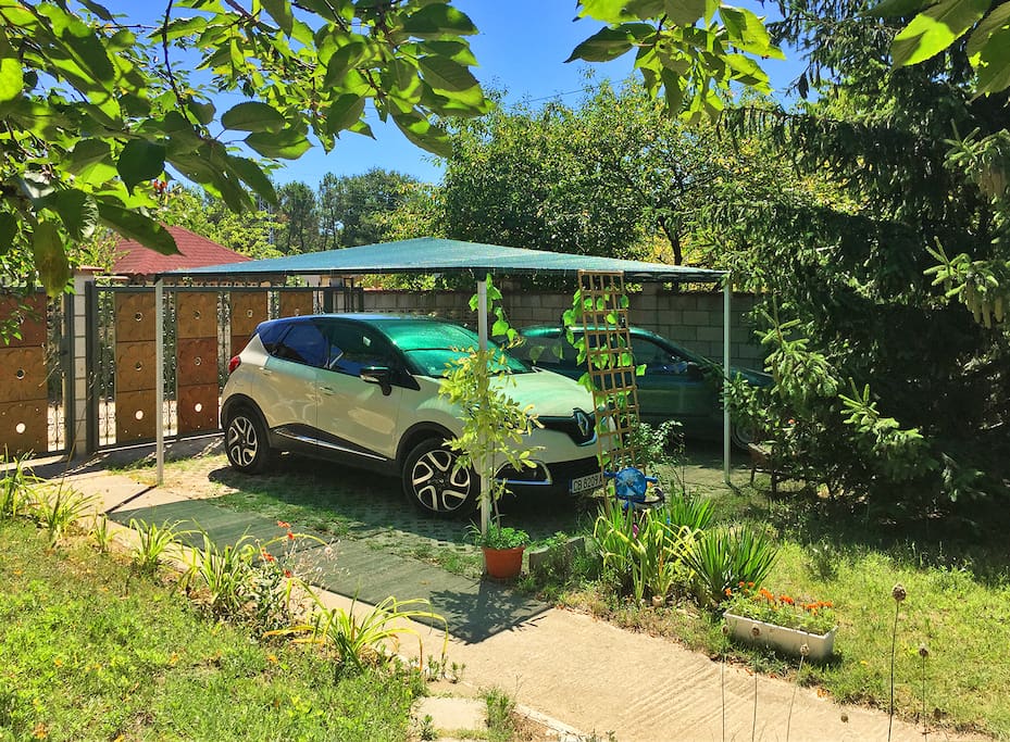 Covered Parking Area.